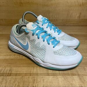 Women's Nike Dual Fusion 3 Print Training Shoes, 704941 101 Size 6 White/Clea